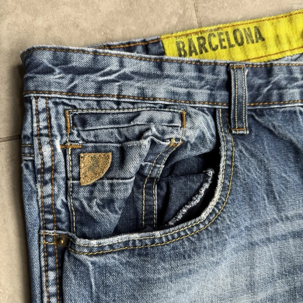 LOIS 'Barcelona' Straight Blue Jeans | W36 L34
